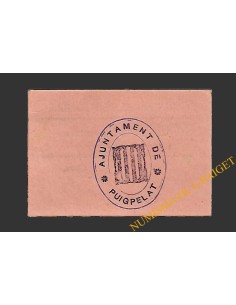 PUIGPELAT (Tarragona) 50 centims 1937  2