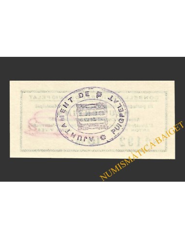 PUIGPELAT (Tarragona) 10 centims 19 de setembre del 1937 