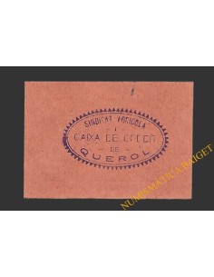QUEROL (Tarragona) 1 pesseta 1937  2