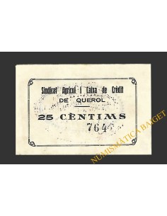 QUEROL (Tarragona) 50 centims 1937 