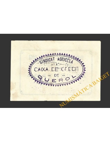 QUEROL (Tarragona) 50 centims 1937 