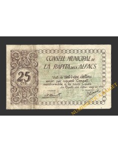RAPITA DELS ALFACS, LA (Tarragona) 25 centims maig del 1937 