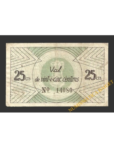 RAPITA DELS ALFACS, LA (Tarragona) 25 centims maig del 1937 