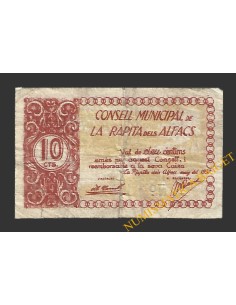RAPITA DELS ALFACS, LA (Tarragona) 10 centims maig del 1937 