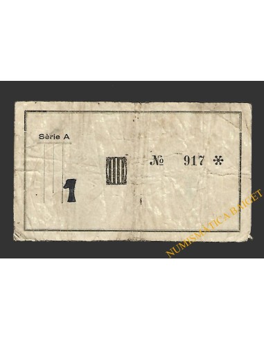 RIBA, LA (Tarragona) 1 pesseta febrer del 1937