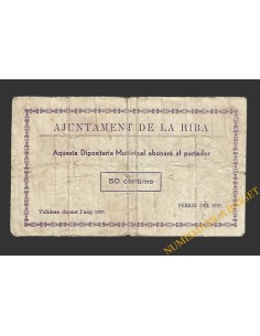 RIBA, LA (Tarragona) 50 centims febrer del 1937