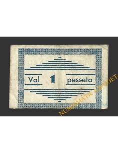 RIBERA DE CARDOS (Lleida) 1 pesseta 1937 2