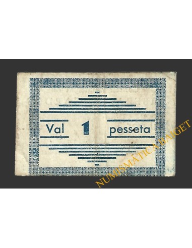 RIBERA DE CARDOS (Lleida) 1 pesseta 1937