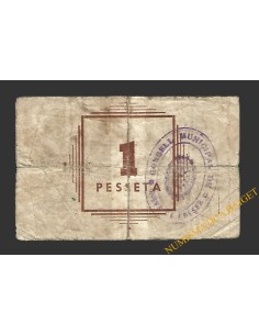 RIBES DE FRESER (Girona)) 1 pesseta 12 de maig del 1937 2