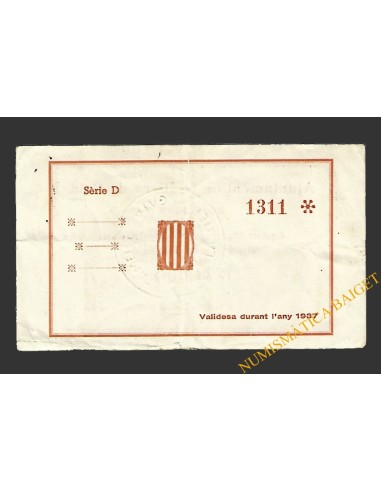 RIERA DE GAIA, LA (Tarragona) 10 centims 28 de gener del 1937 