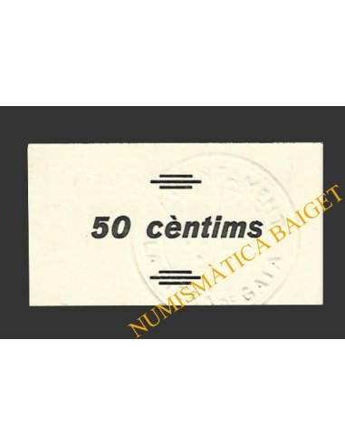 RIERA DE GAIA, LA (Tarragona) 50 centims 1937 
