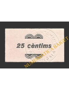 RIERA DE GAIA, LA (Tarragona) 25 centims 1937  2