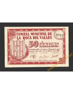 ROCA DEL VALLES, LA (Barcelona) 50 centims 16 d'abril del 1937 