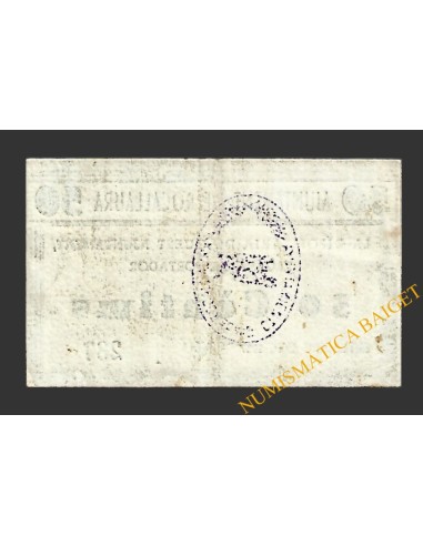 ROCALLAURA (Lleida) 50 cèntims  setembre del 1937 