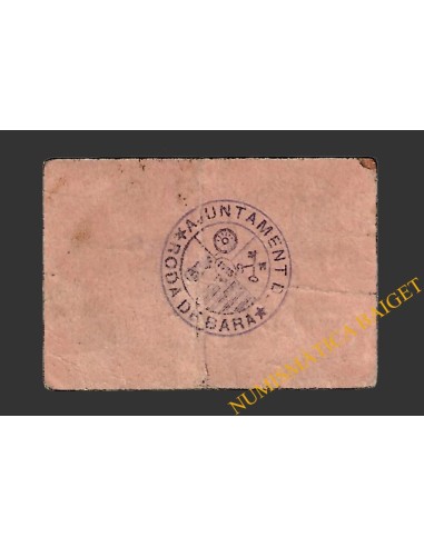 RODA DE BARA (Tarragona) 25 cèntims 1937 