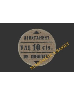 ROQUETES (Tarragona), 10 cèntims  1937