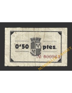 ROSES (Girona),50 cèntims 1937 2
