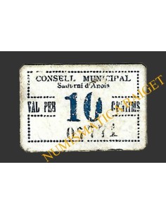 SADURNÍ D'ANOIA (Barcelona) 10 cèntims 1937