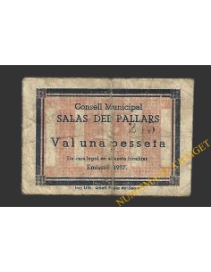 SALÀS DE PALLARS (Lleida) 1 pesseta 1937