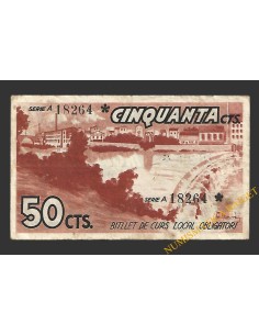 Sallent (Barcelona) 50 cèntims maig del 1937 2