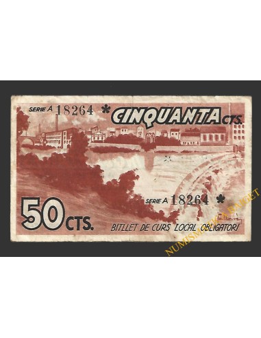 Sallent (Barcelona) 50 cèntims maig del 1937