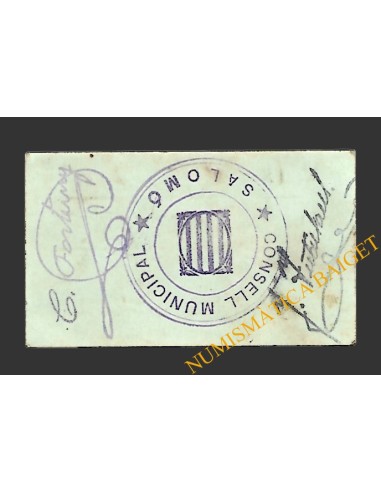 Salomó (Tarragona) 1 pesseta 1937