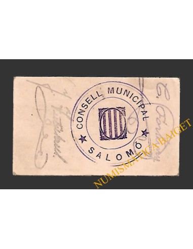 Salomó (Tarragona) 50 cèntims 1937