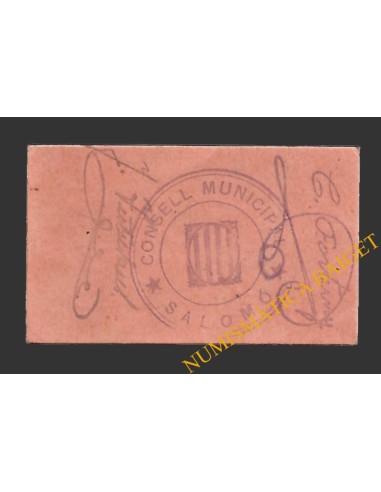 Salomó (Tarragona) 25 cèntims 1937