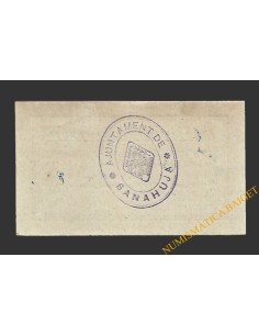 Sanahuja (Lleida)) 1 pesseta 20 de gener del 1937 2