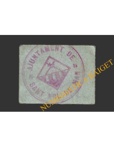 SANT POL DE MAR (Barcelona) 1 pesseta  18 d'agost del 1937