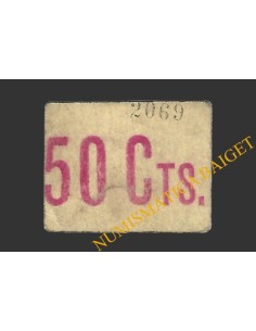 SANT POL DE MAR (Barcelona) 50 cèntims 18 d'agost del 1937