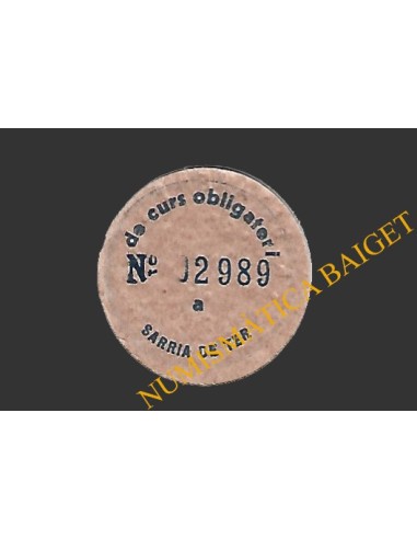 SARRIÀ DE TER (Girona) 10 cèntims 1937