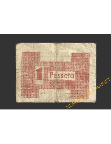 SENTERADA (Lleida) 1 pesseta 1937