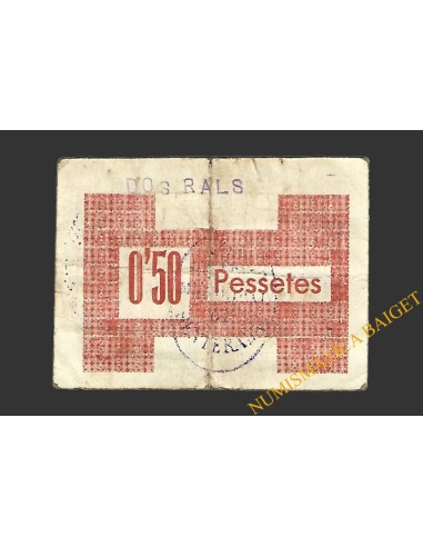 SENTERADA (Lleida) 0'50 pessetes 1937