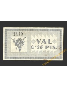 SOLIVELLA (Tarragona) 0'25 pessetes 2 de maig del 1937 2
