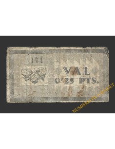 SOLIVELLA (Tarragona) 0'25 pessetes 2 de maig del 1937 2