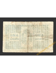 SOLSONA (Lleida) 1 pesseta 19 de març del 1937 2