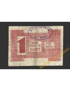 SORT (Lleida) 1 pesseta 1937 2