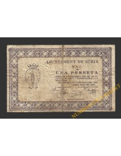 SÚRIA (Barcelona)) 1 pesseta 3 de maig del 1937 