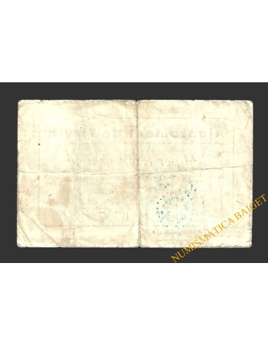 TÍRVIA (Lleida) 1 pesseta juny del 1937 