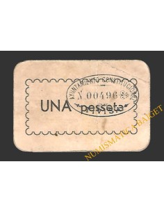 TIVISSA (Tarragona) 1 pesseta 1937  2