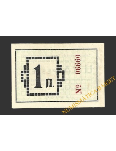 TORROELLA DE MONTGRÍ (Girona) 1 pesseta 27 de maig del 1937 