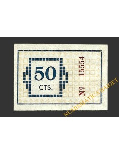 TORROELLA DE MONTGRÍ (Girona) 50 cèntims 27 de maig del 1937  2