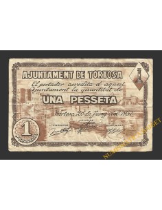 TORTOSA (Tarragona) 1 pesseta 20 de juny del 1937