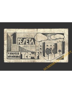 TREMP (Lleida) 1 pesseta 1937