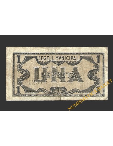 TREMP (Lleida) 1 pesseta 1937