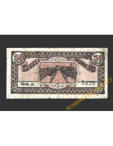 TREMP (Lleida) 50 cèntims 1937 (2ª emissió)