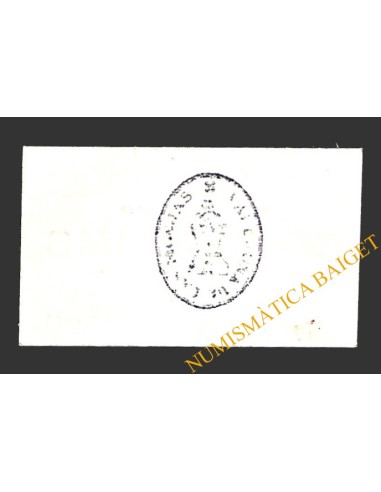 VALLBONA DE LES MONGES (Lleida) 25 cèntims juny del 1937 