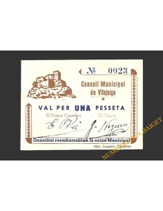 VILAJUIGA (Girona) 1 pesseta 1937