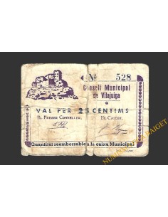 VILAJUIGA (Girona) 25 cèntims 1937